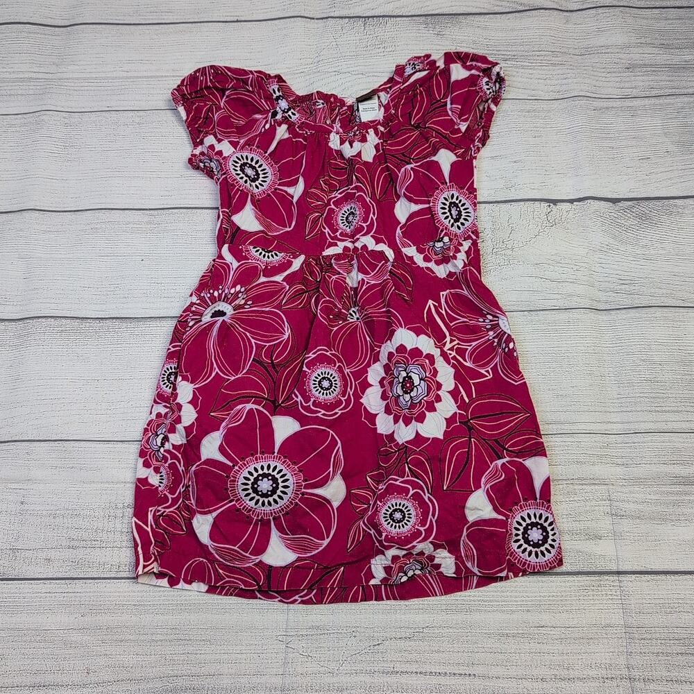 3 Tea Collection Pink Tropical Floral Dress